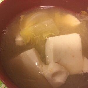 油揚げ・豆腐・しめじのお味噌汁